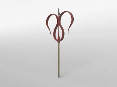 Lowpoly Sword 017 Low-poly 3D model