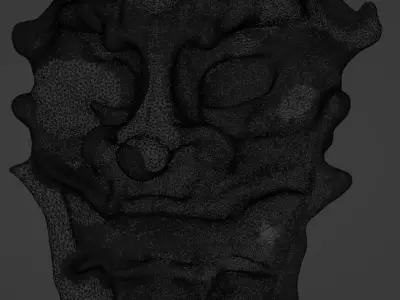 Mask immortal warrior 3D model