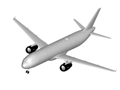Airbus A321 3D model