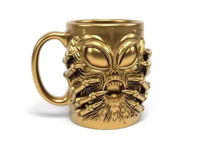 Alien Mug 3 3D print model