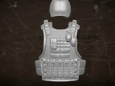 Warhound Kit  3D printable files for Action Figures 3D print model