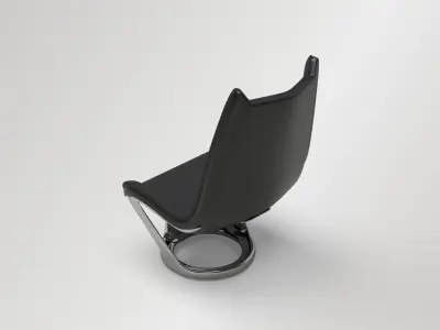 Futuristic High Tech Chair Free low-poly 3D model