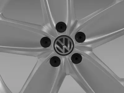 VW Polo rim 3D model