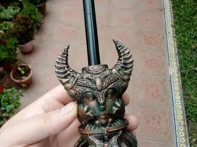 Demon Pen Holder 3D model