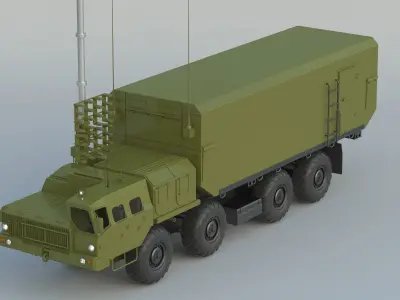 Command Post 55K6E 3D model