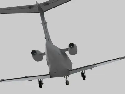 Embraer Phenom 100 Low poly Low-poly 3D model