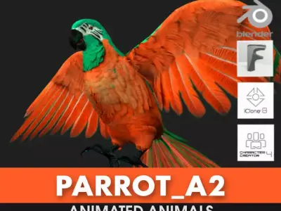 Parrot A2 3D model