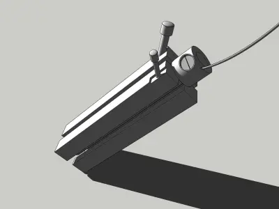 Gravity Particle Launcher  Blame Tsutomu Nihei Low-poly 3D model