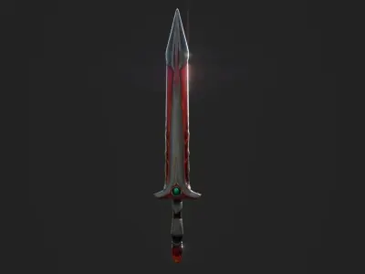 JellySword Utl Free low-poly 3D model