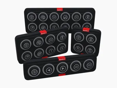 FuelTech SwitchPanel Bundle Low-poly 3D model