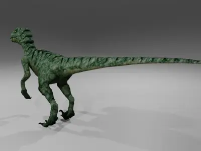 Velociraptor Dinosaur - Dinossauro Low-poly 3D model