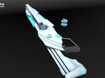 SciFi Laser Rifle 3D model