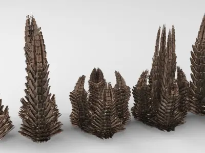 Robot Spine Tower 5 versions 3D model