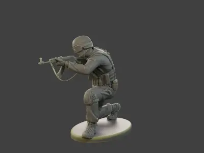 CzechSlovak Police Tactical Unit CPTU1 007 3D print model