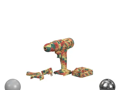 Hyper Tough 20-VOLT MAX LITHIUM-ION CORDLESS DRILL 3D model