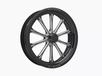 RC Components Exile-S Street Fighter front wheel Low-poly 3D model