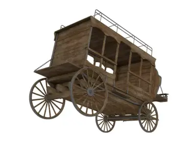 Carriage collection 3D model