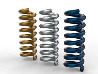 Spring 3D Model 3D model