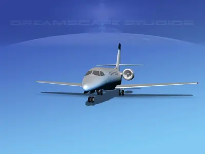 Cessna C680 Citation Soveriegn V16 3D model