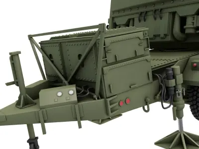 N TPS-80 Ground Air Task Oriented Radar 3D model