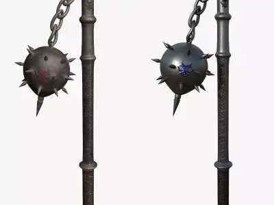 Eternal Valor Mace Low-poly 3D model