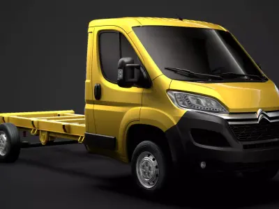 Citroen Relay Chassis Truck Single Cab 4035WB 2020 3D model