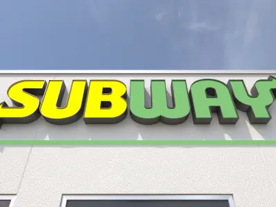 Retail-023 Subway With Site 3D model