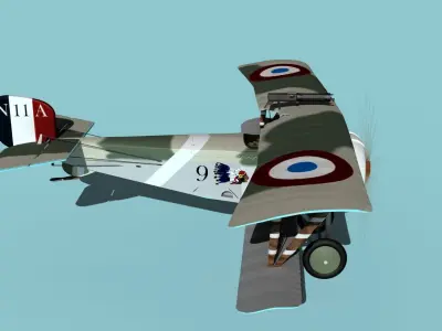 Nieuport 11 VHP V15 3D model