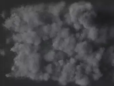 3D Ground Smoke Animation 3D model