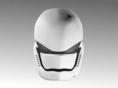 First Order Stormtrooper Helmet Free low-poly 3D model