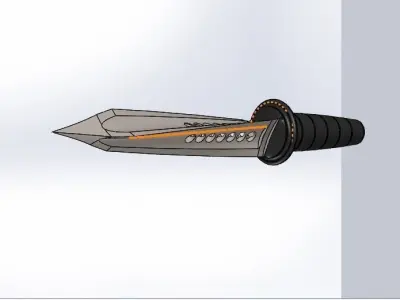 Knife for character 3D model