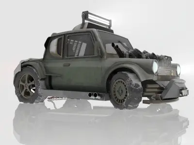 A10-Race Truck Free 3D model