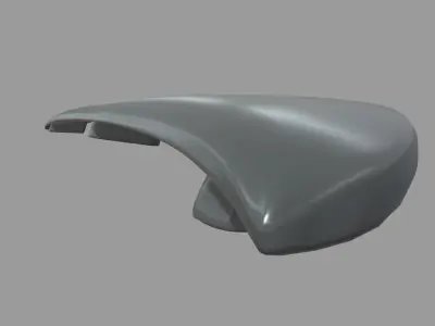 Car Spoiler 011 Low-poly 3D model