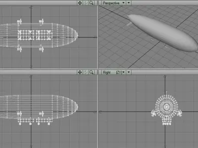 Zeppelin - Commercial 3D model