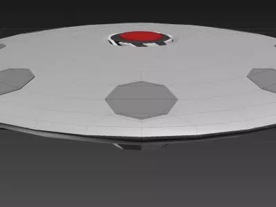 Double Inverted Coanda Craft - Concept 3D model