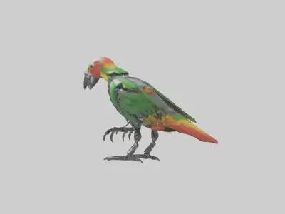 Robot version of a parrot model 3D model