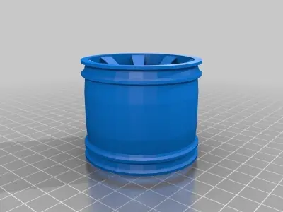 Rims for RC10T2 1 10 Scale RC Stadium Truck 3D print model
