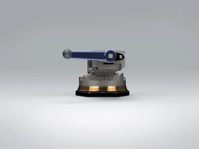 Double Turn Table Vice 3D model