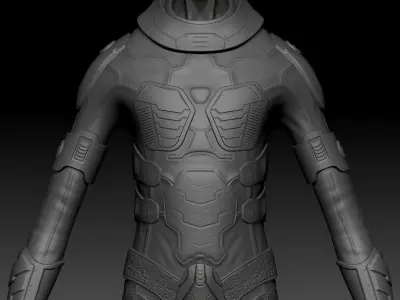 Alien Soldier with Alien Weapon High Poly Pack purchase