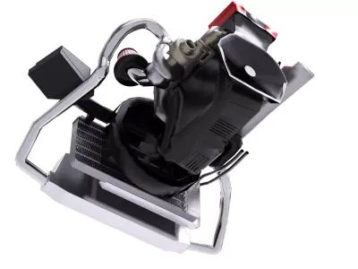 Nissan CA18DET Engine Lowpoly Low-poly 3D model