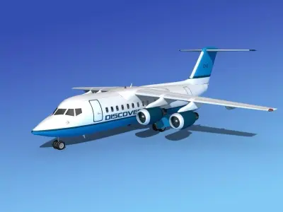 BAe 146-200 Discovery Air 3D model