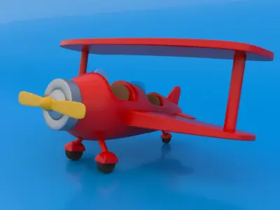 plane toy 3D model
