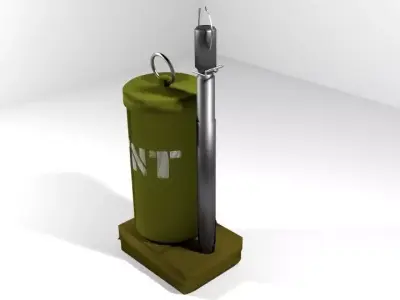 Landmine Fragmentation Anti-Vehicle 3D model
