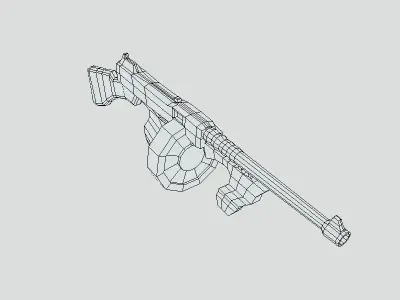 LP Thomson Cartoon Free low-poly 3D model