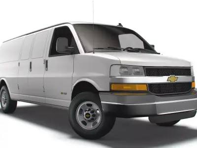 Chevrolet Express Cargo Extended WB 2022 3D model