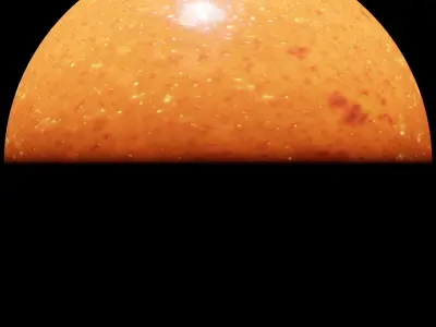 Orange lobster shell - 4K PBR material Texture