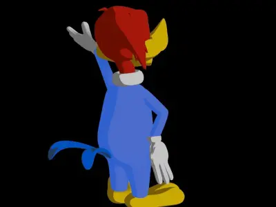 Woody Woodpecker 3D model