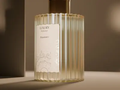Luxury Perfume Render Blender Low-poly 3D model