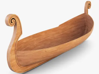 Ancient Boat 3D model