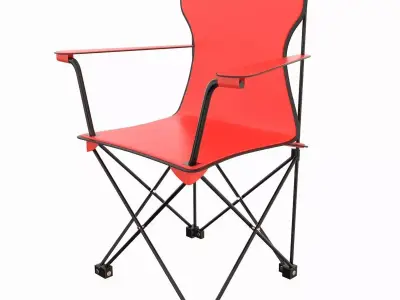 Folding Chair 01 3D model